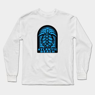 Atlantic Beach North Carolina Florida New York Sea Turtle Long Sleeve T-Shirt